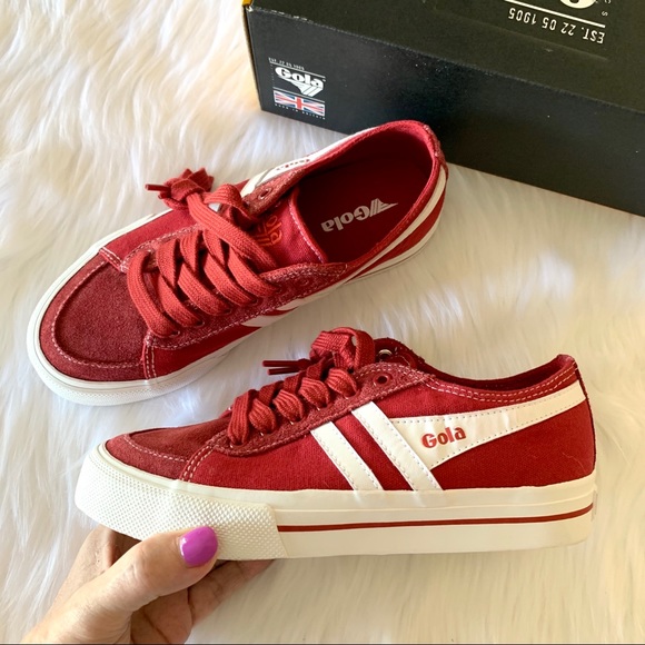 Gola | Shoes | Red Gola Quota Ii Sneakers Size 3 Little Kid | Poshmark
